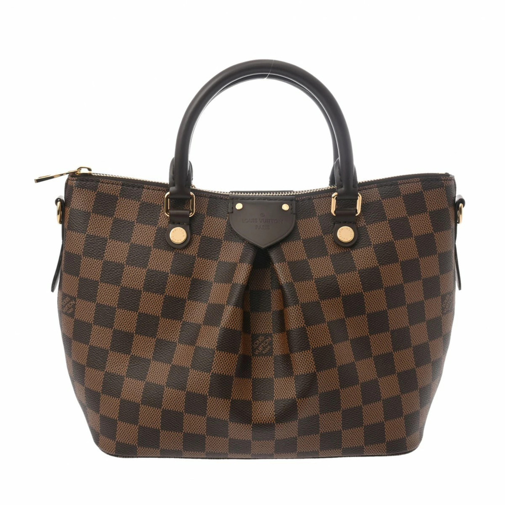 LOUIS VUITTON Damier Siena Brown Canvas Handbag